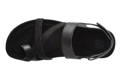 Barnett Metatarsal Black Embossed Reptile | ABEO Footwear
