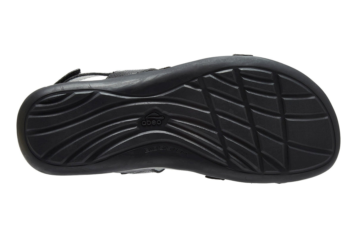 Barnett Metatarsal Black Embossed Reptile | ABEO Footwear