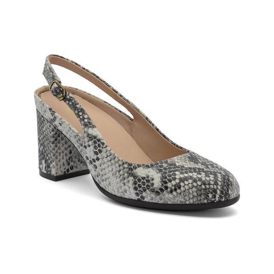 Tempo Slingback Snake Print | ABEO Footwear