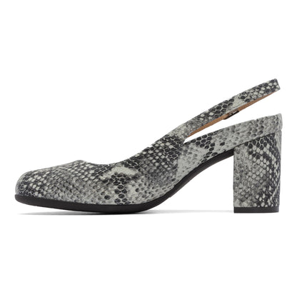 Tempo Slingback Snake Print | ABEO Footwear