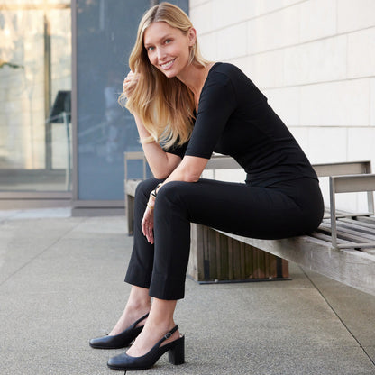 Tempo Slingback Black | ABEO Footwear