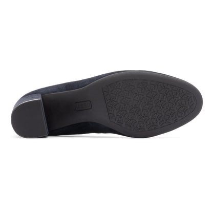 Tempo Pump Navy Suede | ABEO Footwear