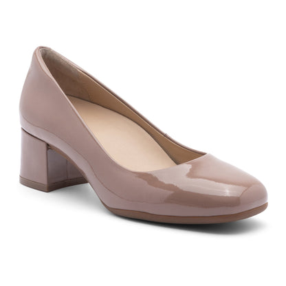 Avenue Pump Tan Patent | ABEO Footwear