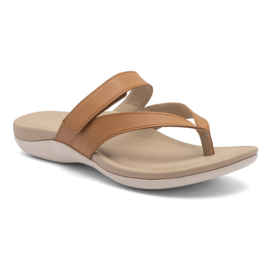 Oasis Thong Sandal Almond | ABEO Footwear