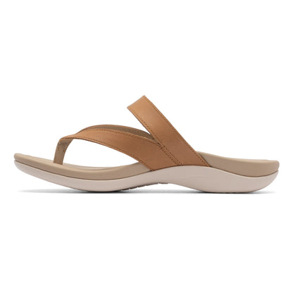 Oasis Thong Sandal Almond | ABEO Footwear