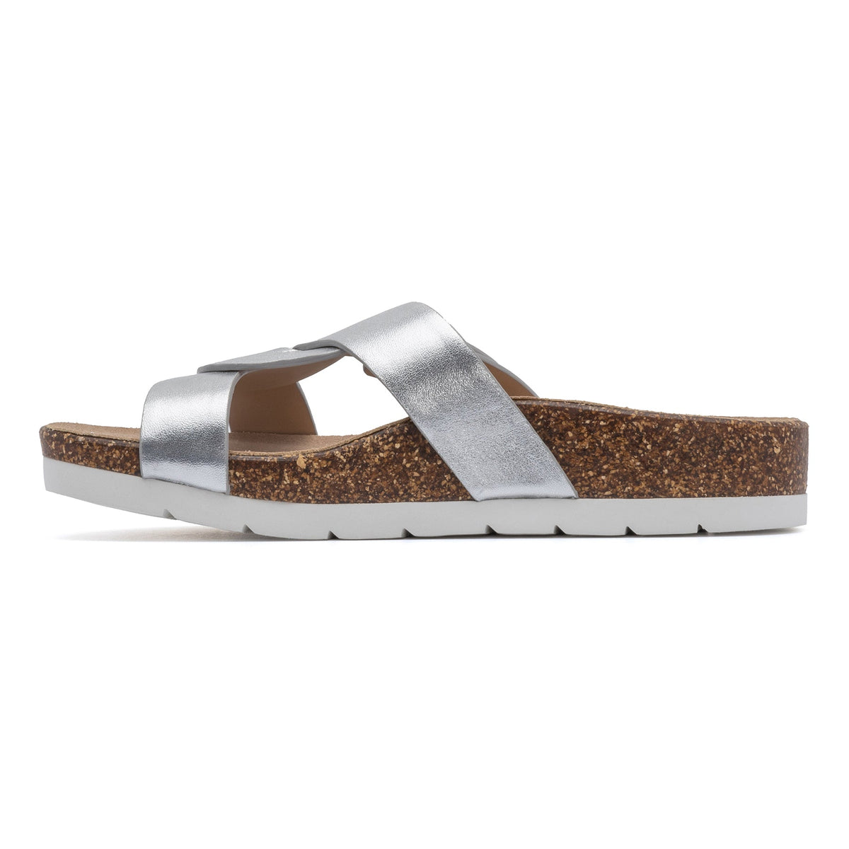 Lanai Slide Silver | ABEO Footwear