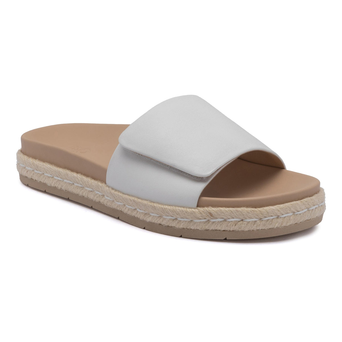 Isle Slide White Leather | ABEO Footwear