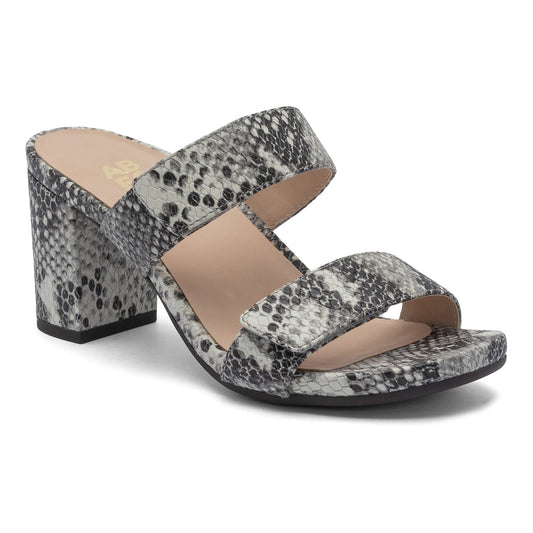 Tempo Slide Snake Print Leather | ABEO Footwear