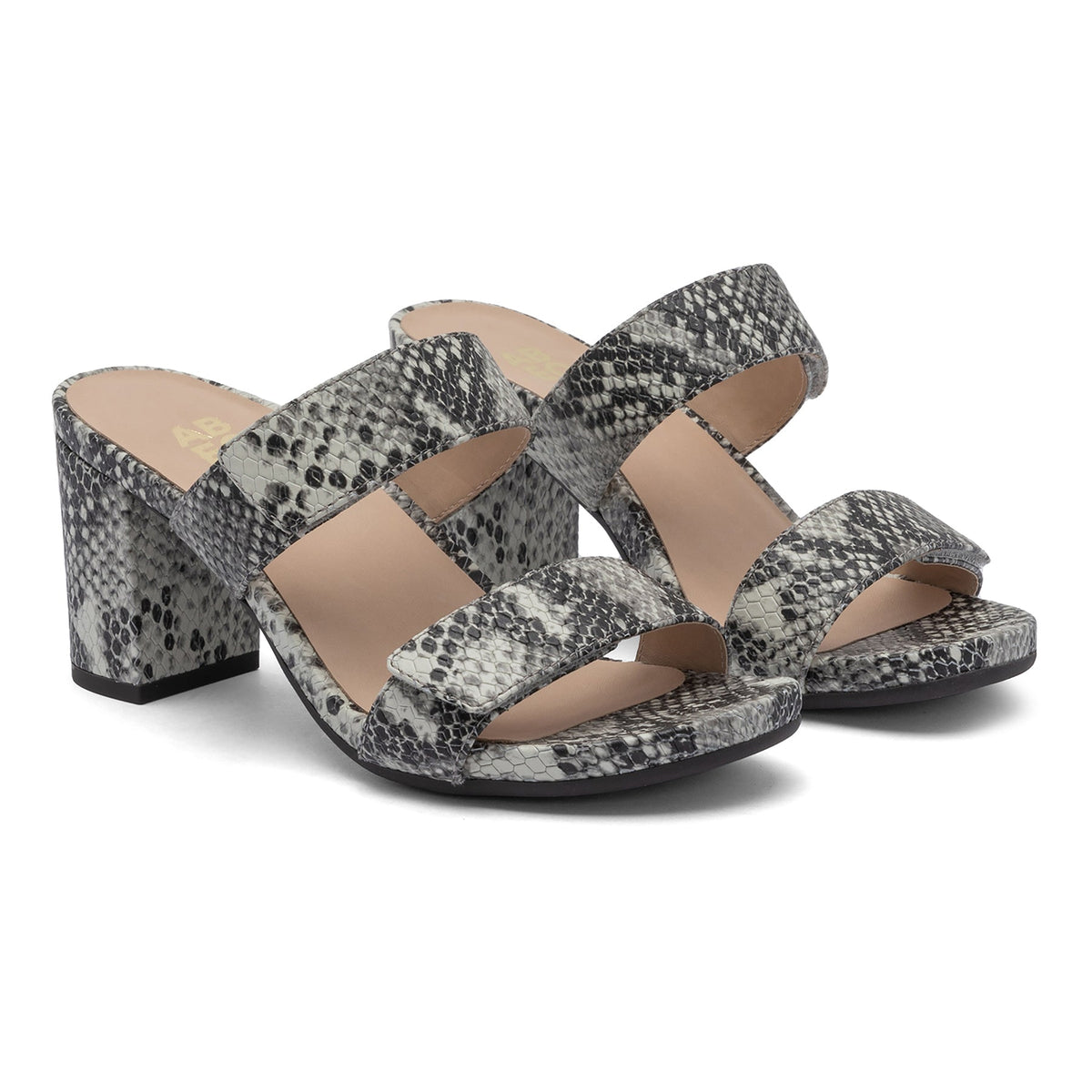 Tempo Slide Snake Print Leather | ABEO Footwear