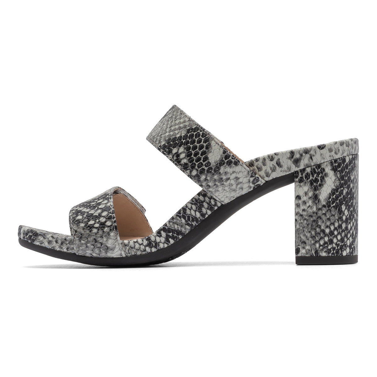 Tempo Slide Snake Print Leather | ABEO Footwear