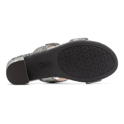 Tempo Slide Snake Print Leather | ABEO Footwear