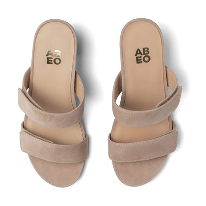 Tempo Slide Cuban Sand Suede | ABEO Footwear