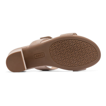 Tempo Slide Cuban Sand Suede | ABEO Footwear