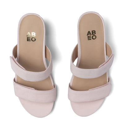 Tempo Slide Pink Suede | ABEO Footwear