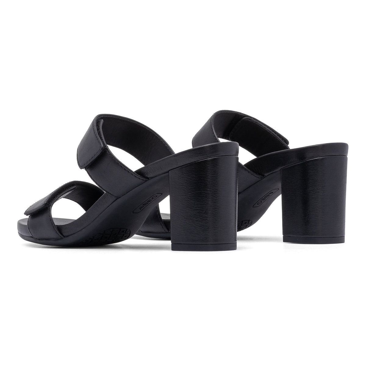Tempo Slide Black Leather | ABEO Footwear