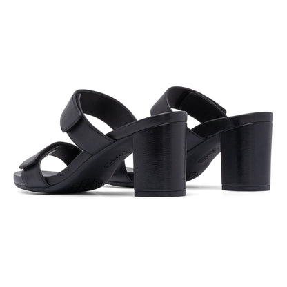 Tempo Slide Black Leather | ABEO Footwear