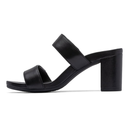 Tempo Slide Black Leather | ABEO Footwear