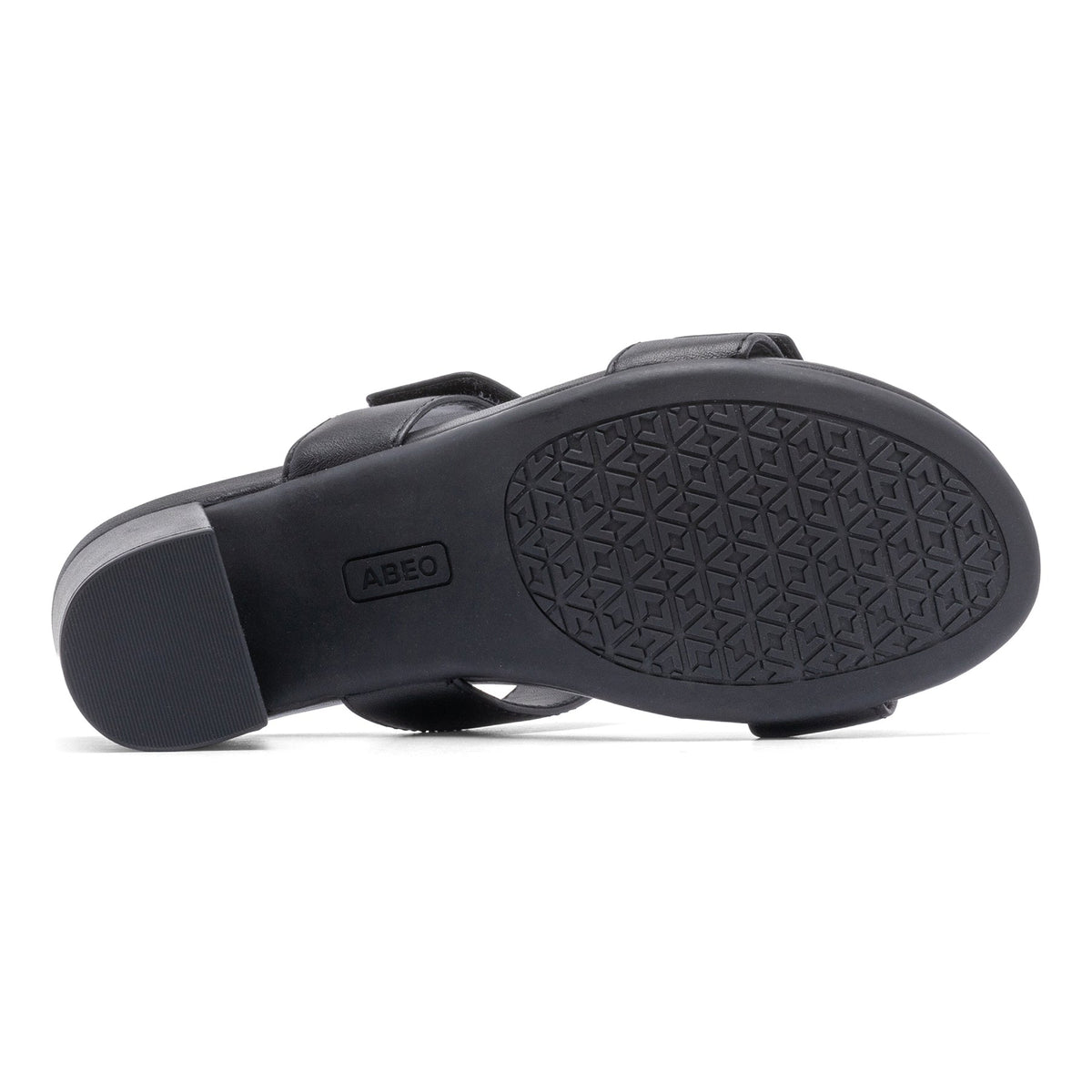 Tempo Slide Black Leather | ABEO Footwear