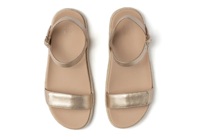 Isle Strap Light Gold | ABEO Footwear