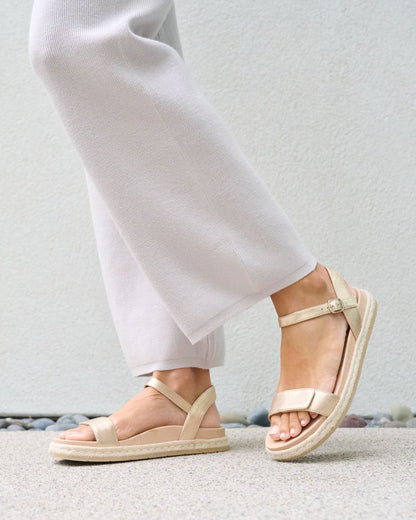 Isle Strap Light Gold | ABEO Footwear