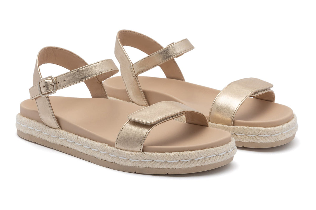 Isle Strap Light Gold | ABEO Footwear
