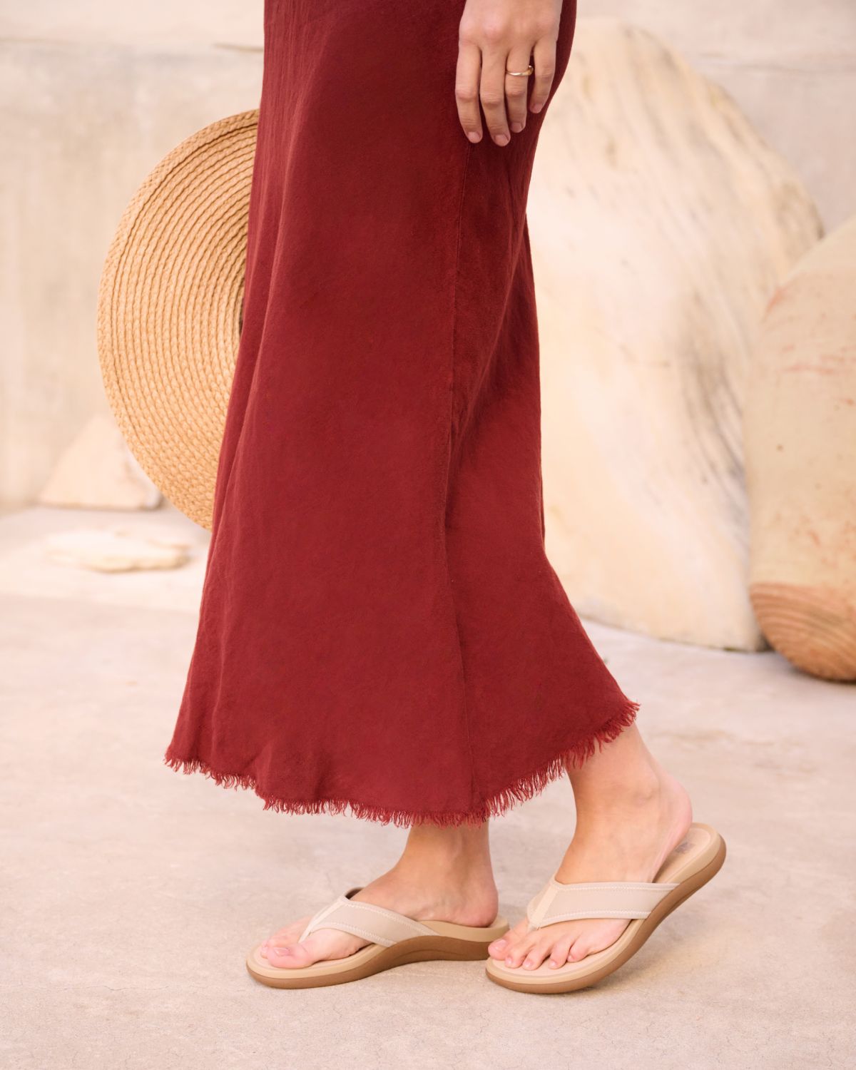 Laguna Sandal Light Gold | ABEO Footwear