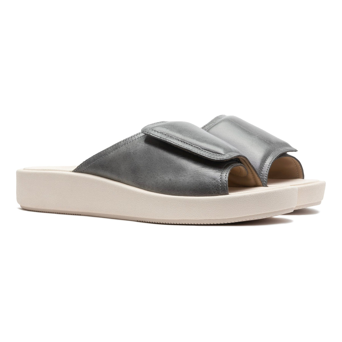 Paseo Slide Pewter | ABEO Footwear