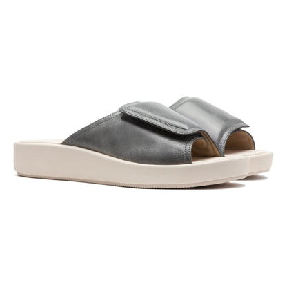 Paseo Slide Pewter | ABEO Footwear