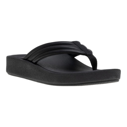 Paseo Thong Sandal Black | ABEO Footwear