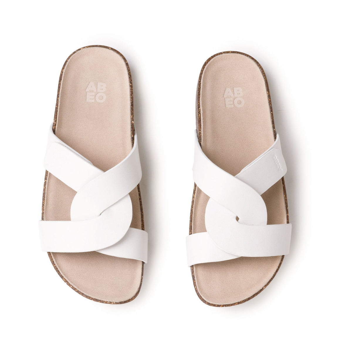 Lanai Slide Bright White | ABEO Footwear
