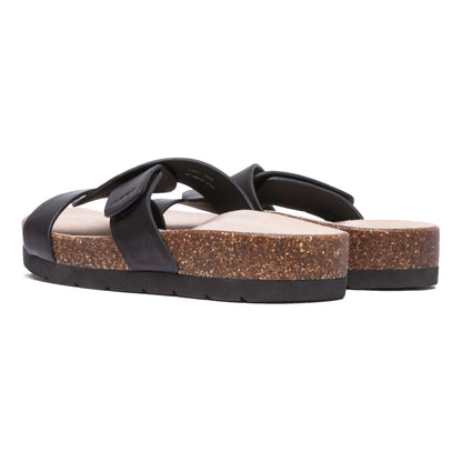 Lanai Slide Black Nubuck | ABEO Footwear
