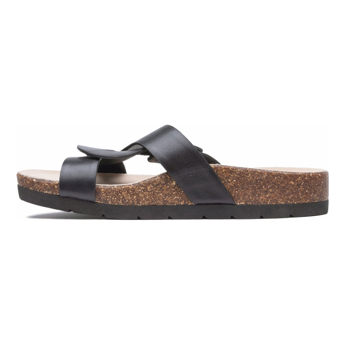 Lanai Slide Black Nubuck | ABEO Footwear