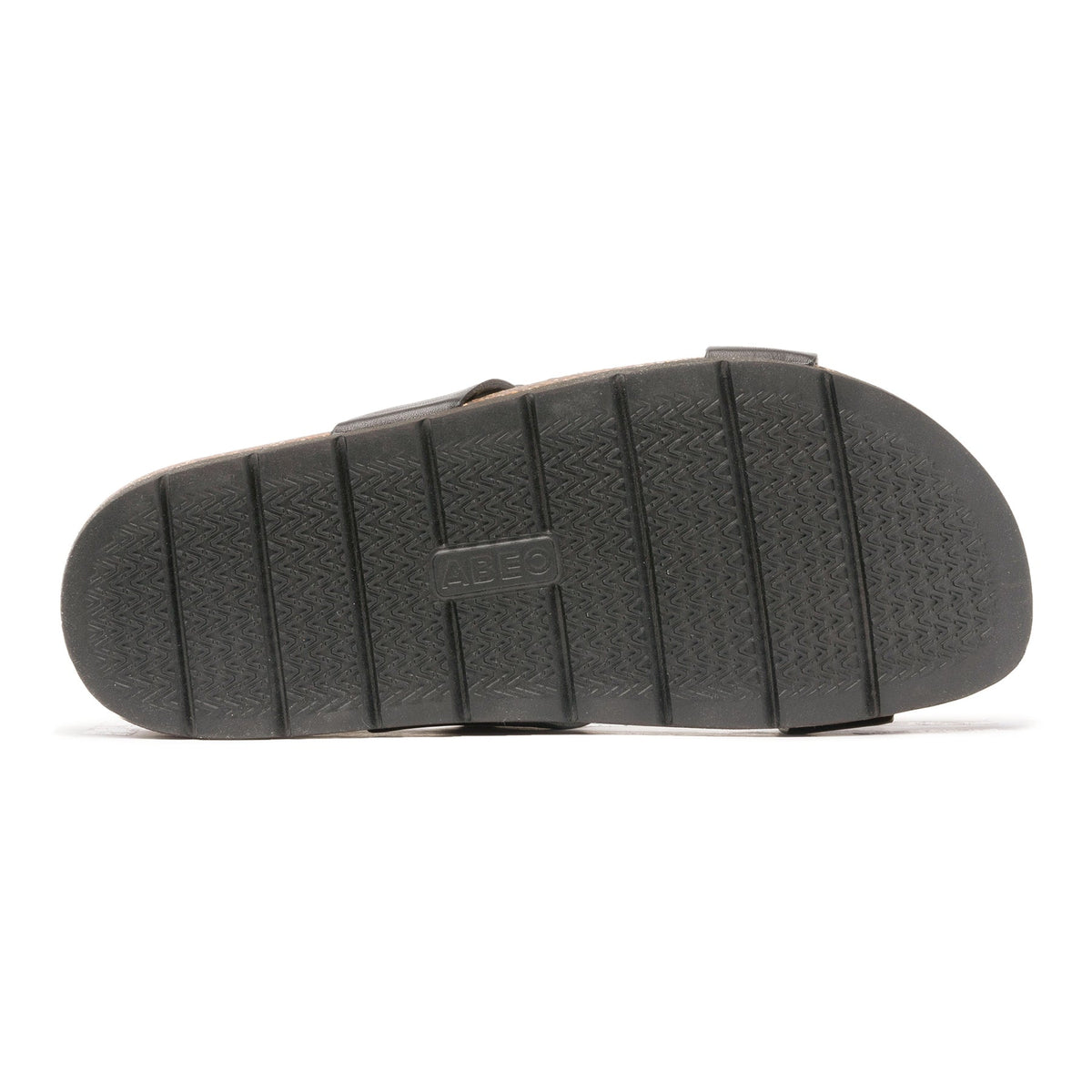 Lanai Slide Black Nubuck | ABEO Footwear