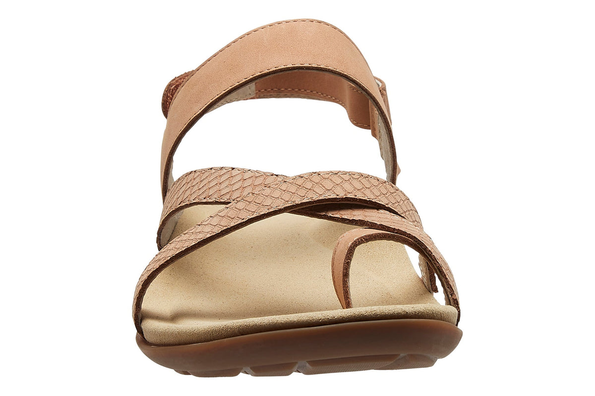 Barnett Blush Nubuck Embossed Reptile | ABEO Footwear