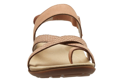 Barnett Blush Nubuck Embossed Reptile | ABEO Footwear